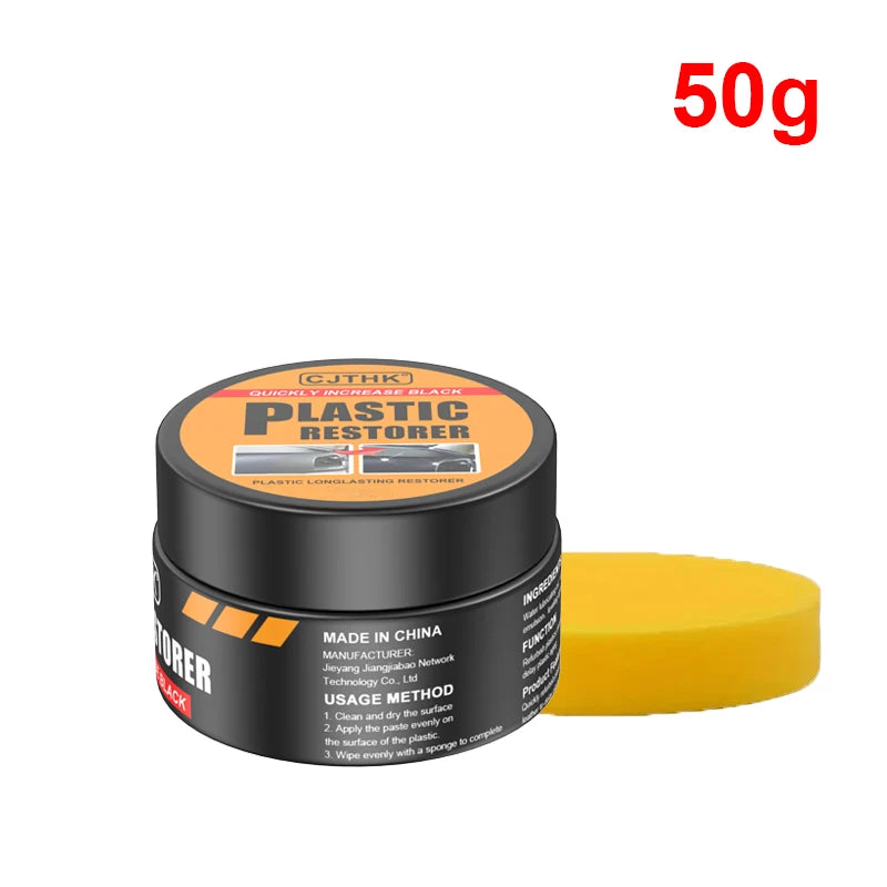 Car Plastic & Leather Restorer – Back to Black Gloss Coating