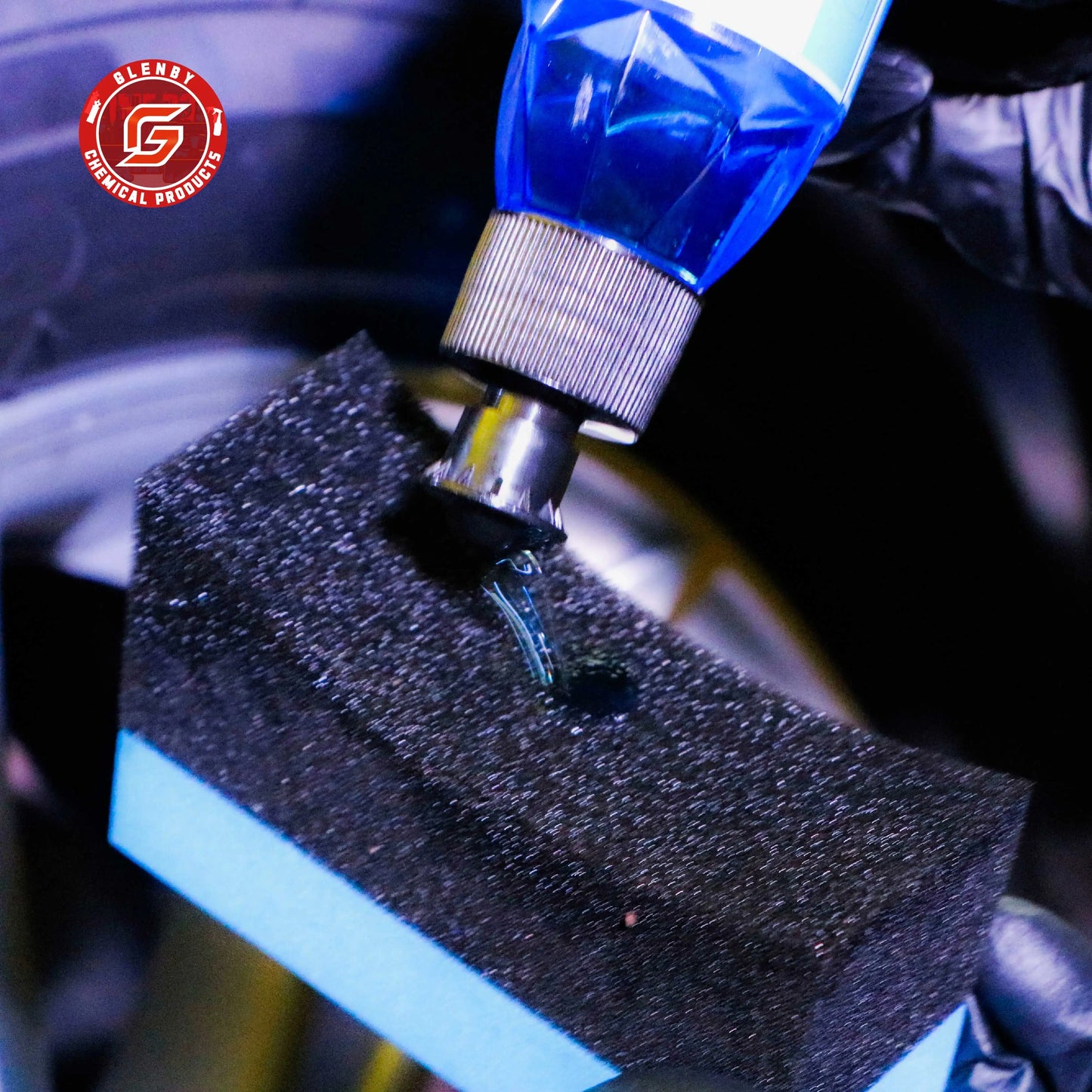 Get that deep black gloss with Wet Look Tire Shine!