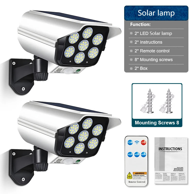 Smart Solar Wall Lamp with Motion Sensor