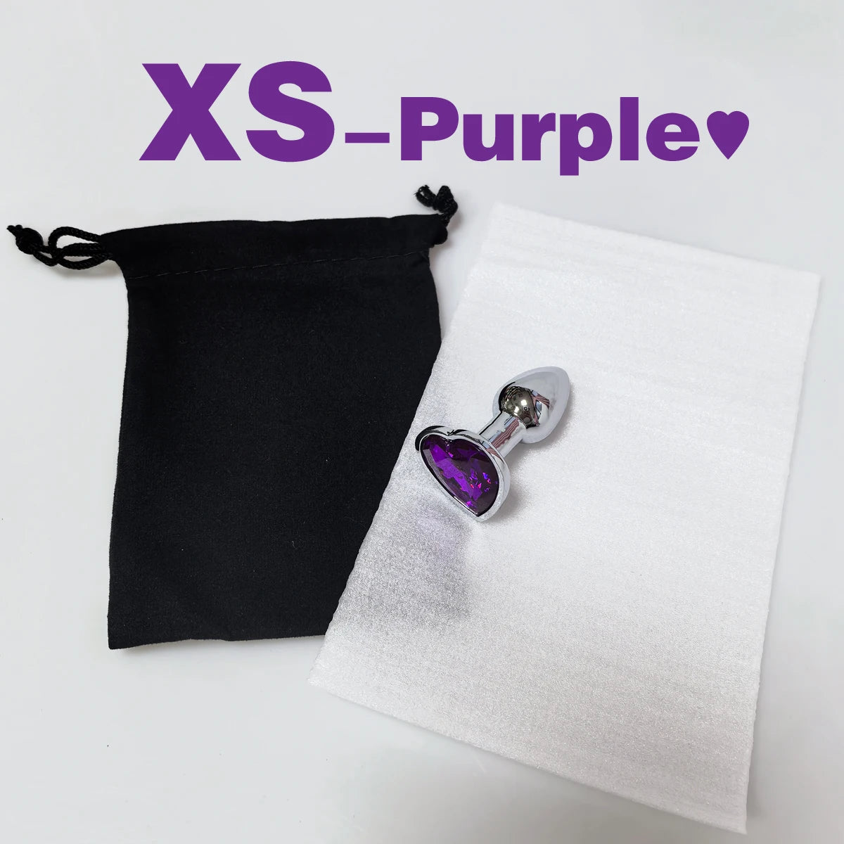 Heart Base Stainless Steel Anal Plug