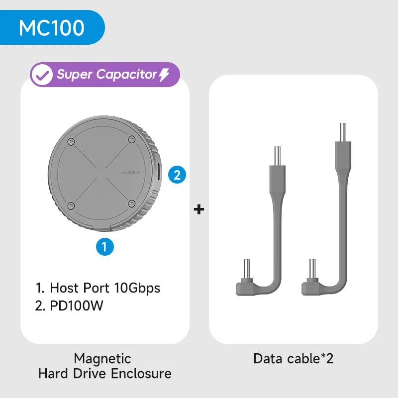 Upgrade storage with Hagibis Magnetic M.2 SSD enclosure!