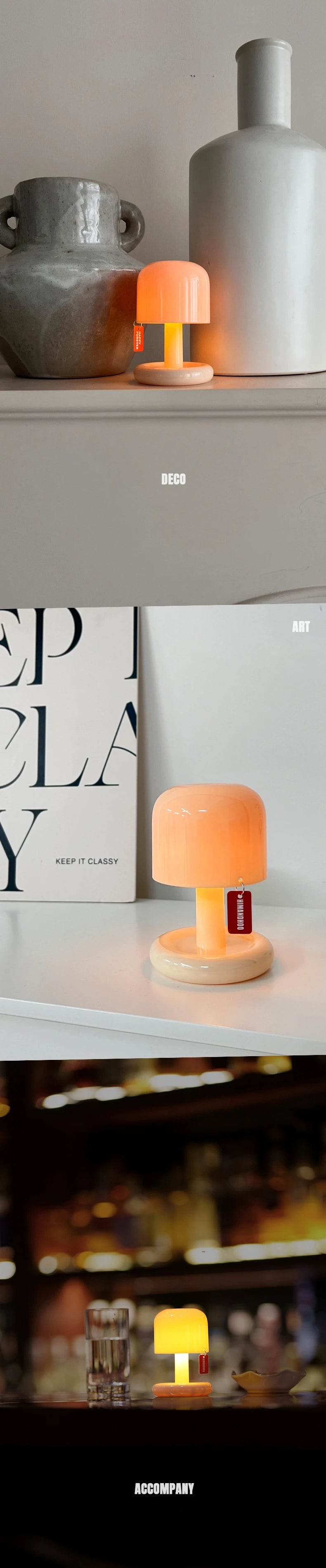 Mini USB Sunset Lamp Mushroom Light