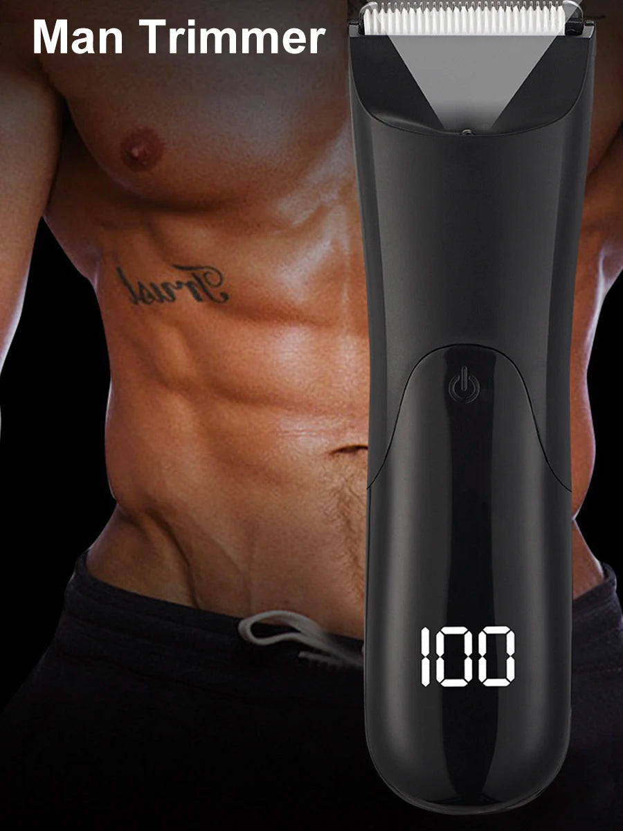 Men’s Full Body Hair Trimmer Epilator Groomer