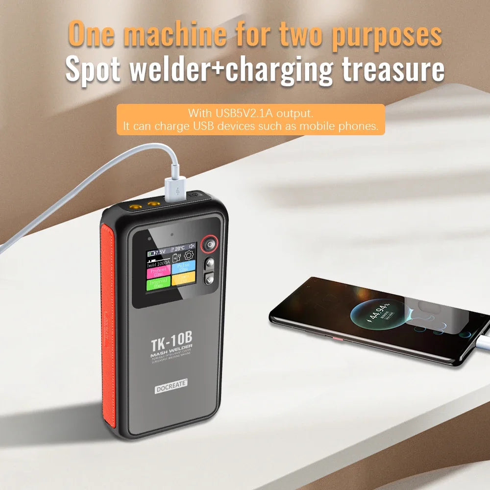 Smart Dual-Pulse Spot Welder & Power Bank