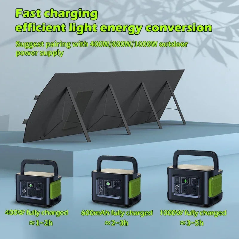 Flexible Foldable Portable Solar Panel Kit 500W-2000W