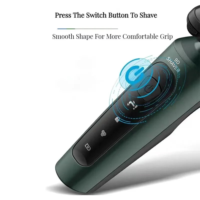 Waterproof Electric Shaver for Men Rechargeable