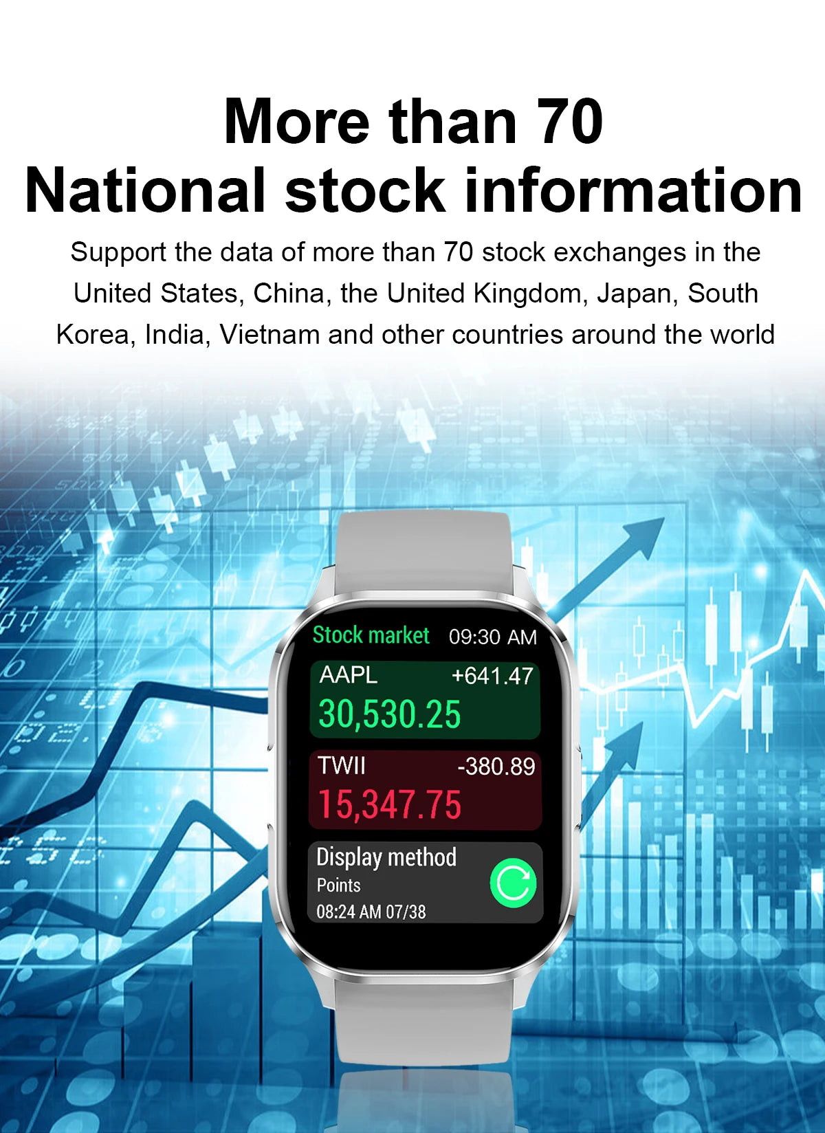 Smart Watch for Android with Full Touch Screen