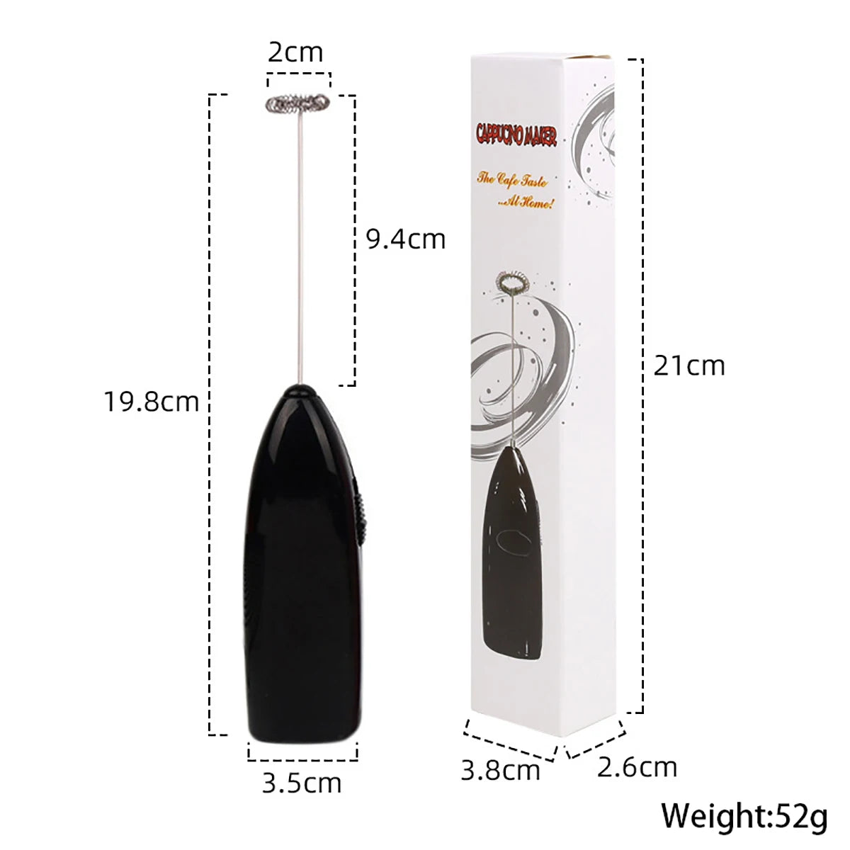Mini Electric Egg Beater & Milk Frother