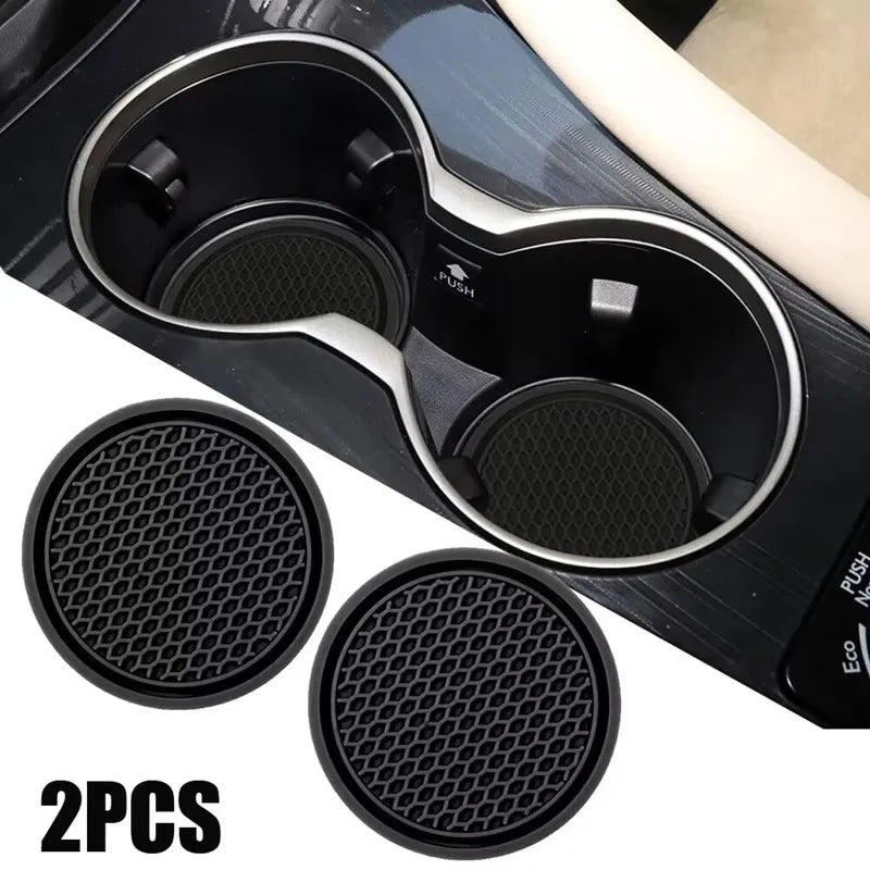 2pcs Car Anti-Slip Cup Holder Coasters