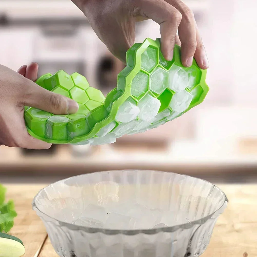 148-Cavity Honeycomb Ice Cube Tray – Chill More, Refill Less