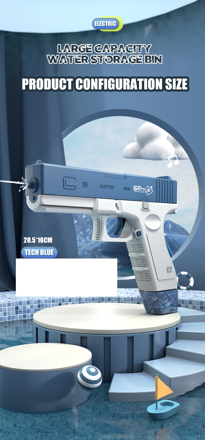 Electric M416 Water Gun – Ultimate Summer Blaster