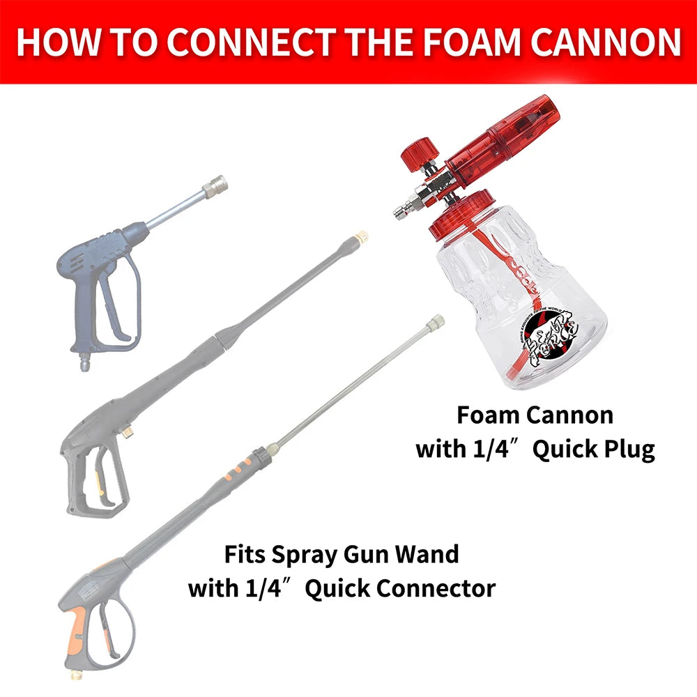 Foam Cannon Pro – Maximum Foam, Minimum Effort!