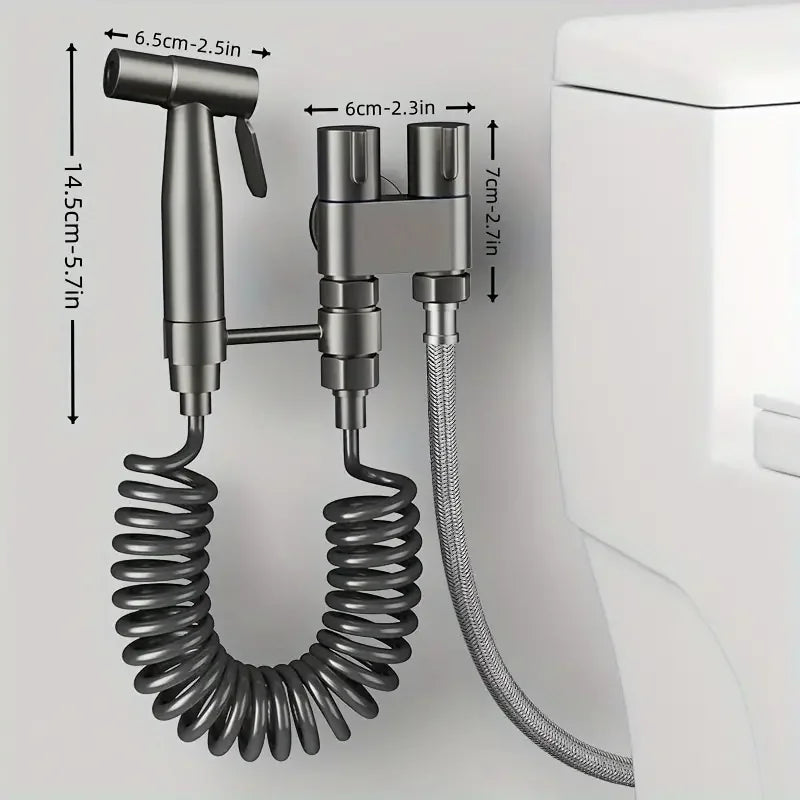 Control water flow with this stainless steel double outlet valve!