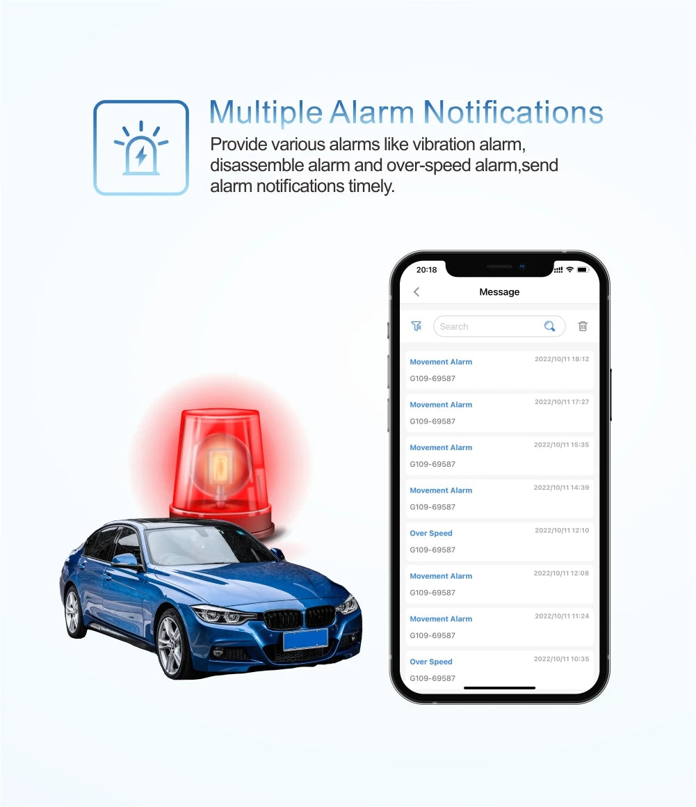 Protect your vehicle with Trackerking 4G J16 Mini GPS Tracker!