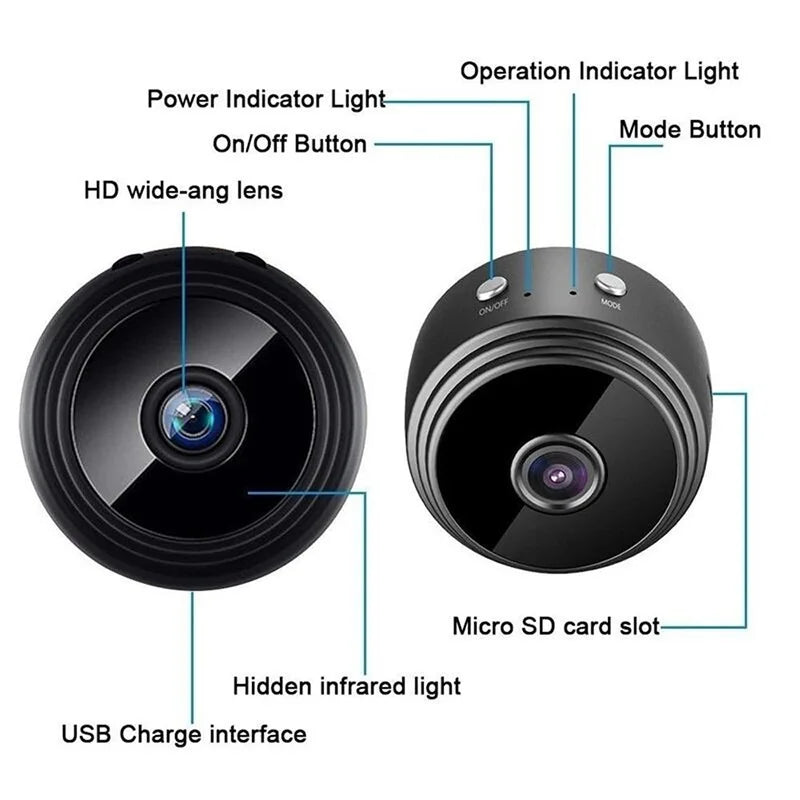 Secure your space with the A9 Mini WiFi Camera!