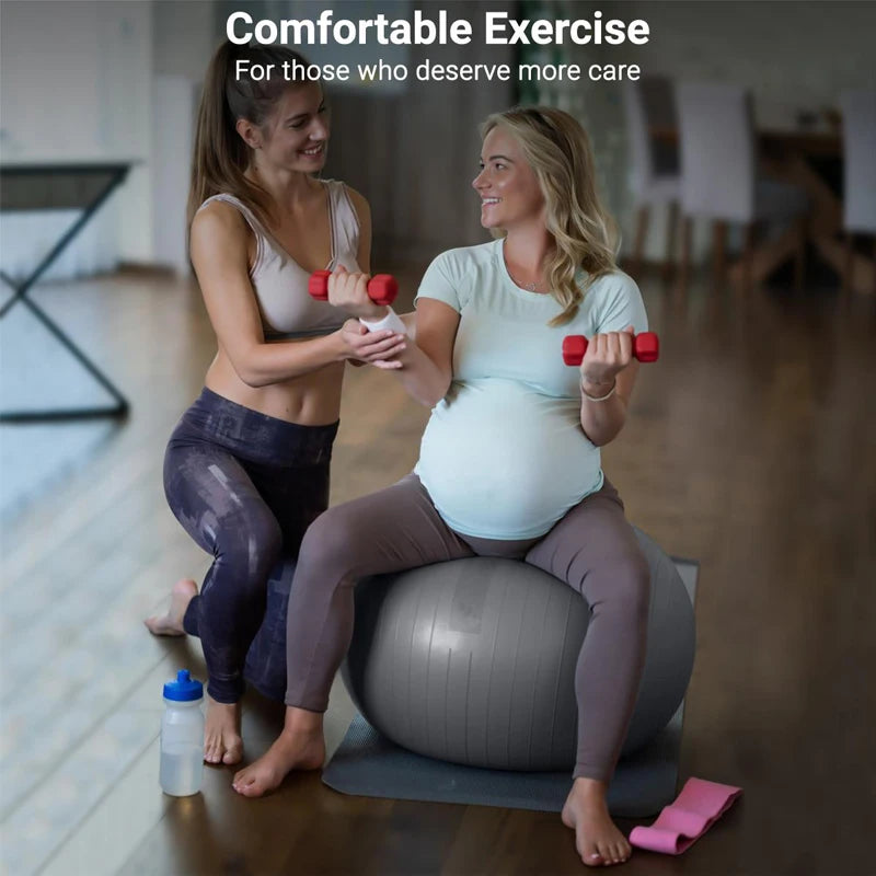 Anti-Burst Yoga Ball for Fitness & Rehab