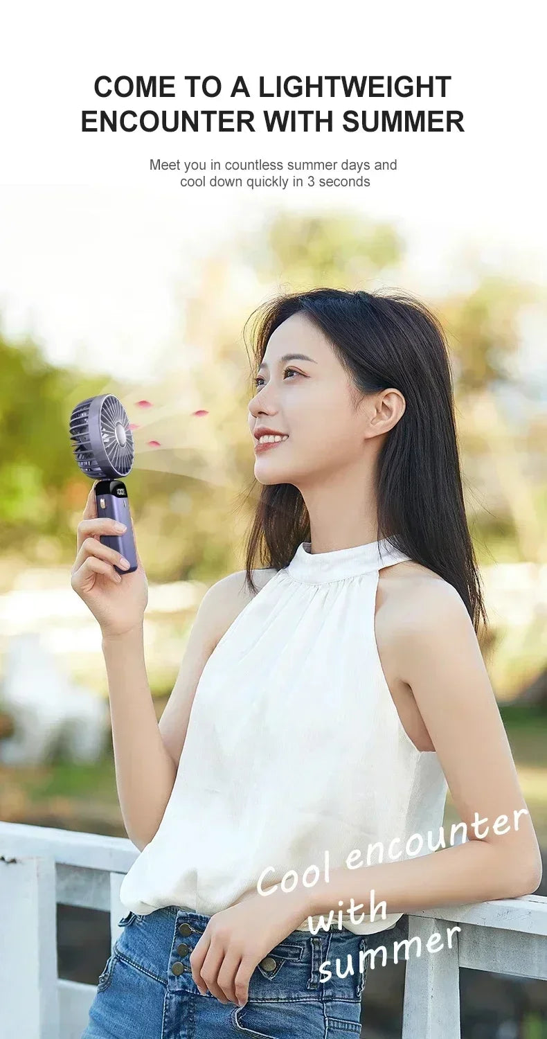 Rechargeable Neck Fan Mini Air Cooler