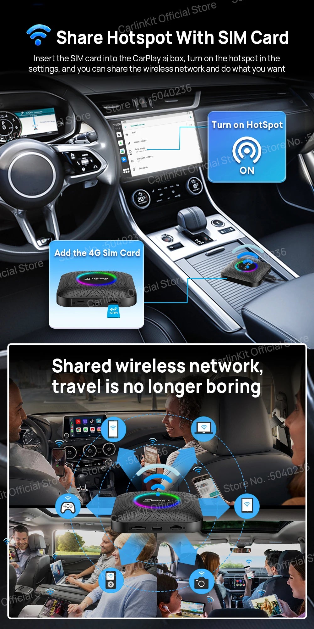 2025 CarlinKit AI Box – Wireless CarPlay with Android 13 Power!