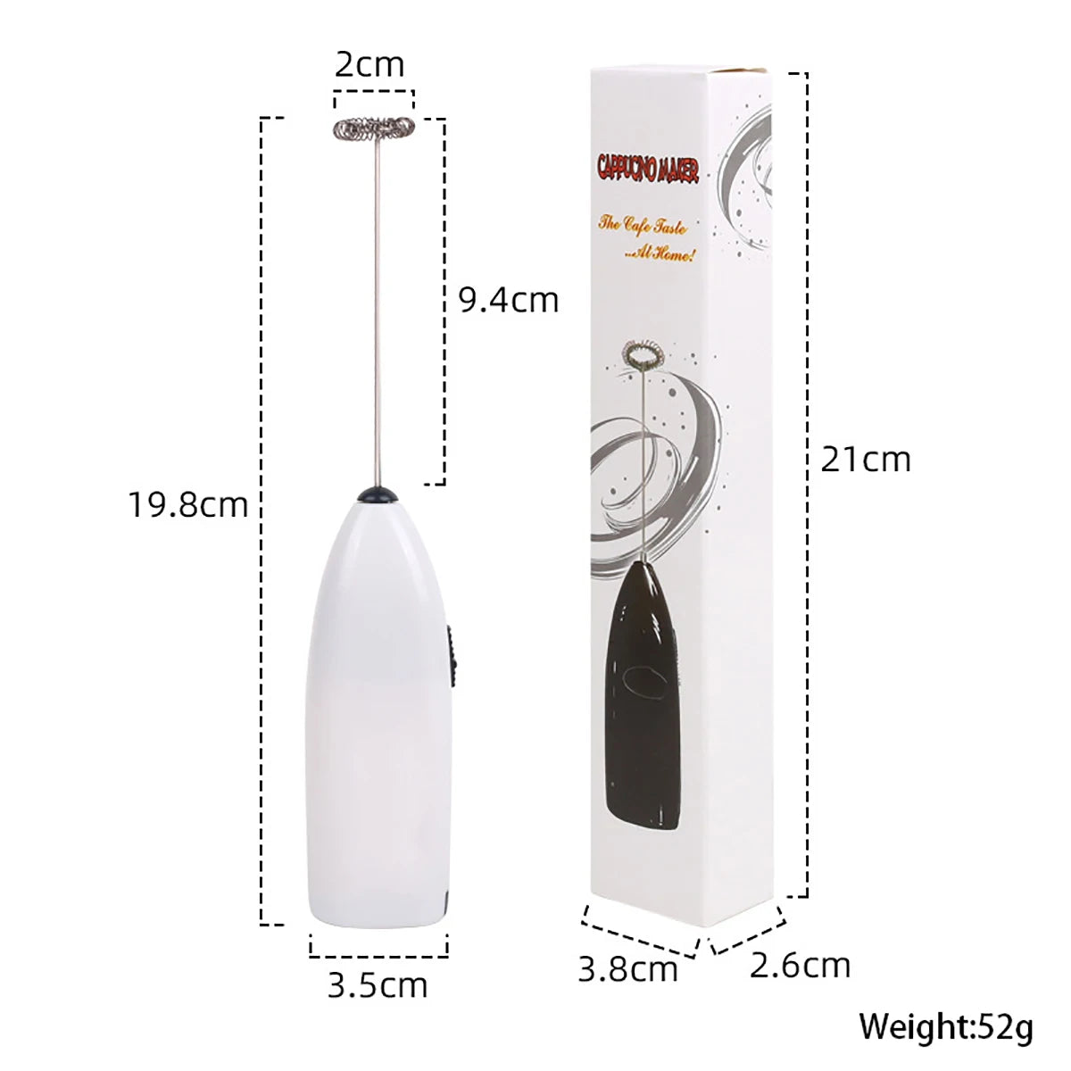 Mini Electric Egg Beater & Milk Frother