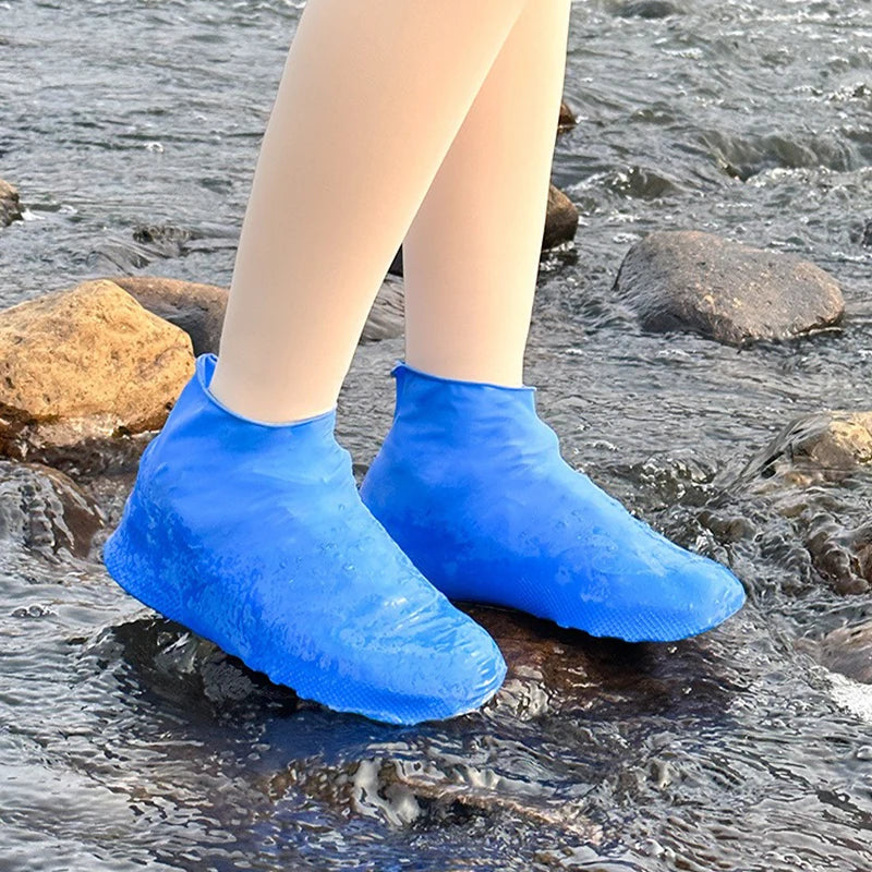 Waterproof Latex Overshoes for Rainy Days