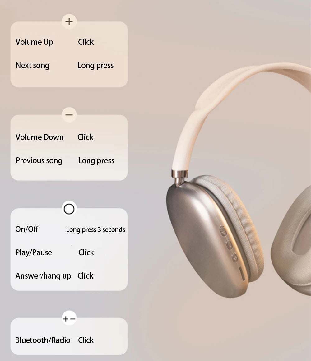 P9 Wireless Bluetooth Gaming Earbuds with Mic