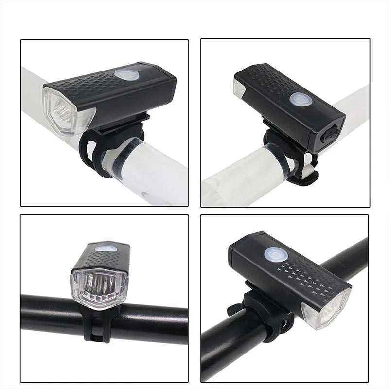 USB Bike Light Set Front & Rear