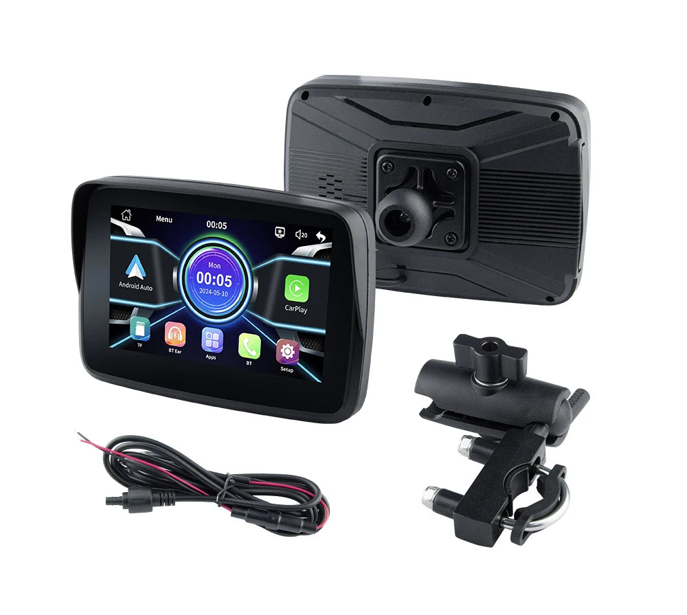EKIY 5″ Wireless CarPlay & Android Auto GPS Display
