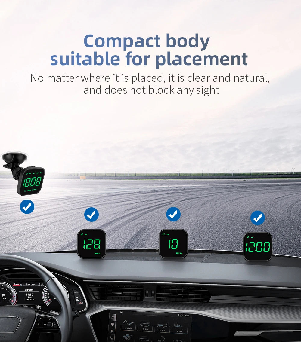 G4S HUD Smart GPS Speedometer – All-in-One Display