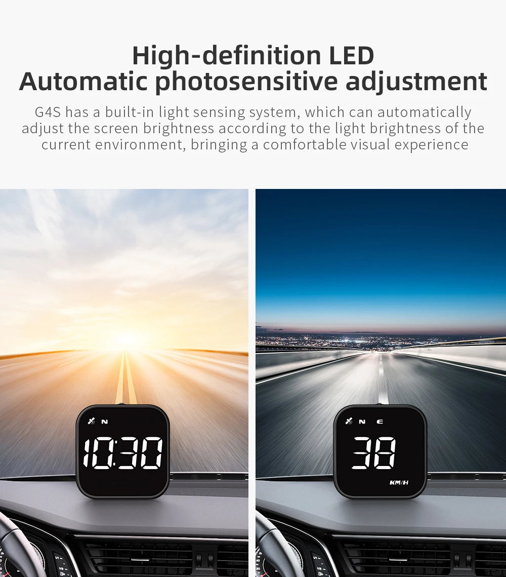 G4S HUD Smart GPS Speedometer – All-in-One Display