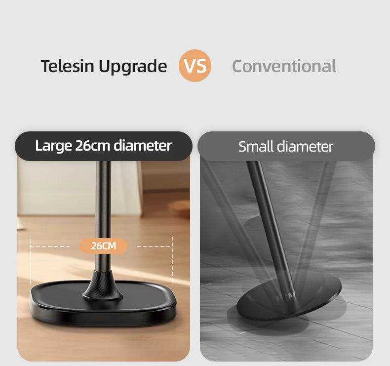 TELESIN Magnetic Floor Phone Stand Holder