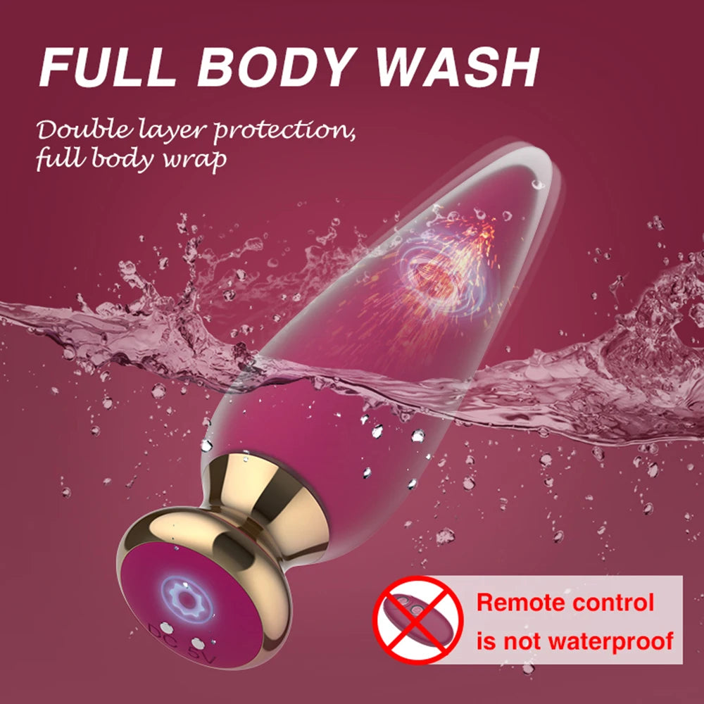 Wireless Remote Anal Vibrator for Men & Women