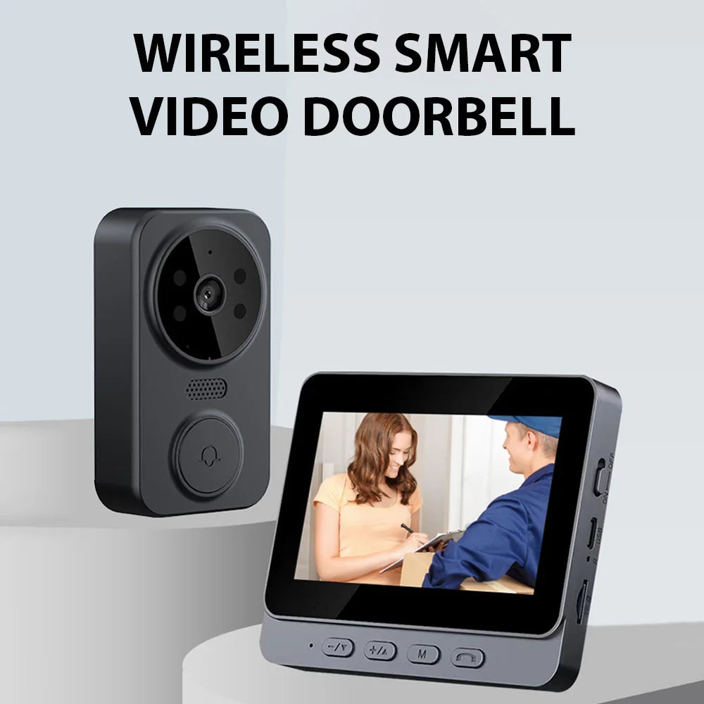 4.3" IPS Wireless Video Doorbell with Screen