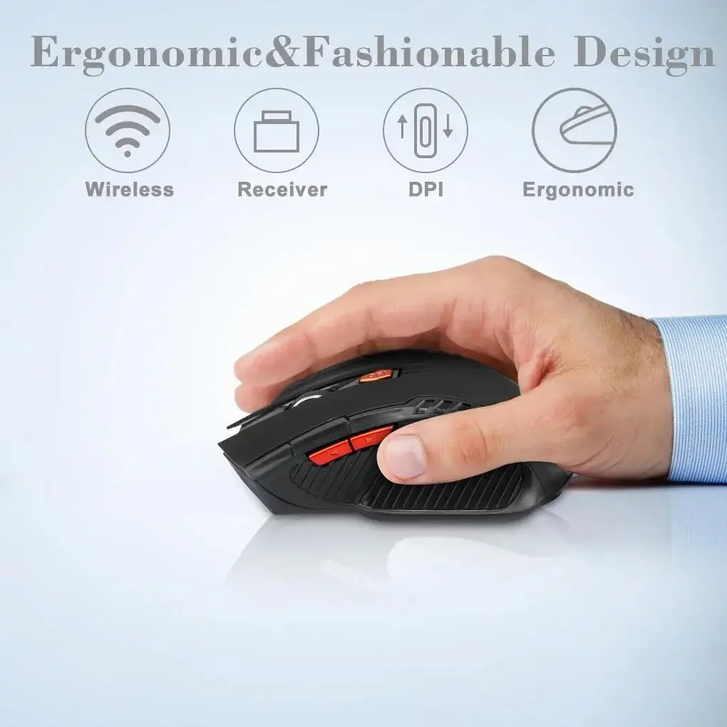2.4G Wireless Gaming Mouse 1600DPI