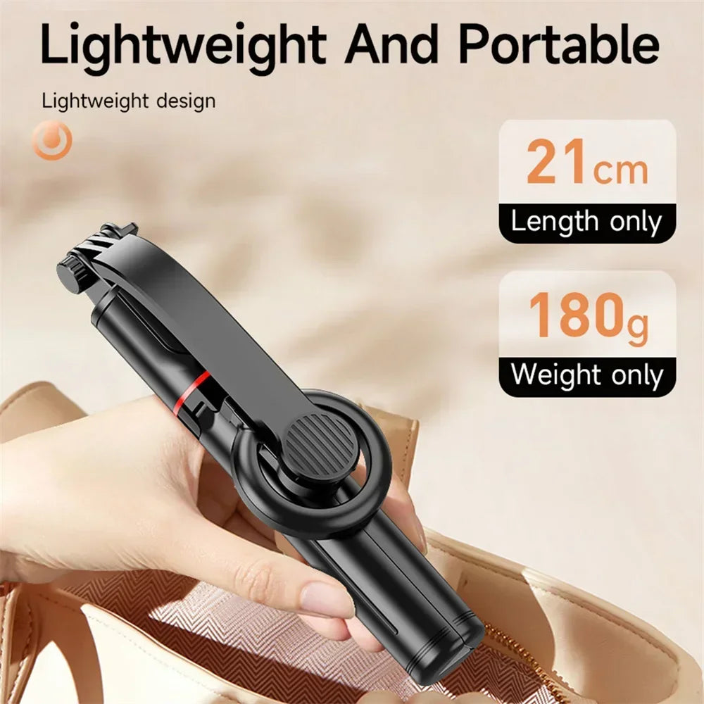 Magnetic Mini Selfie Stick Tripod – Pocket-Sized, Pro-Level Shots!