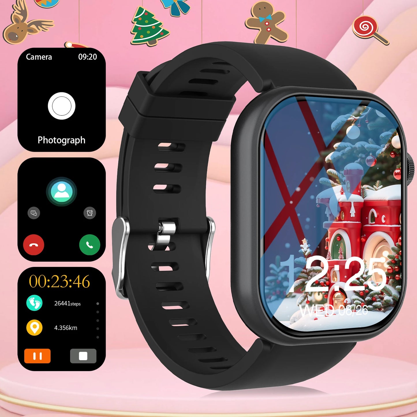 Smart Watch with Calling & App Alerts
