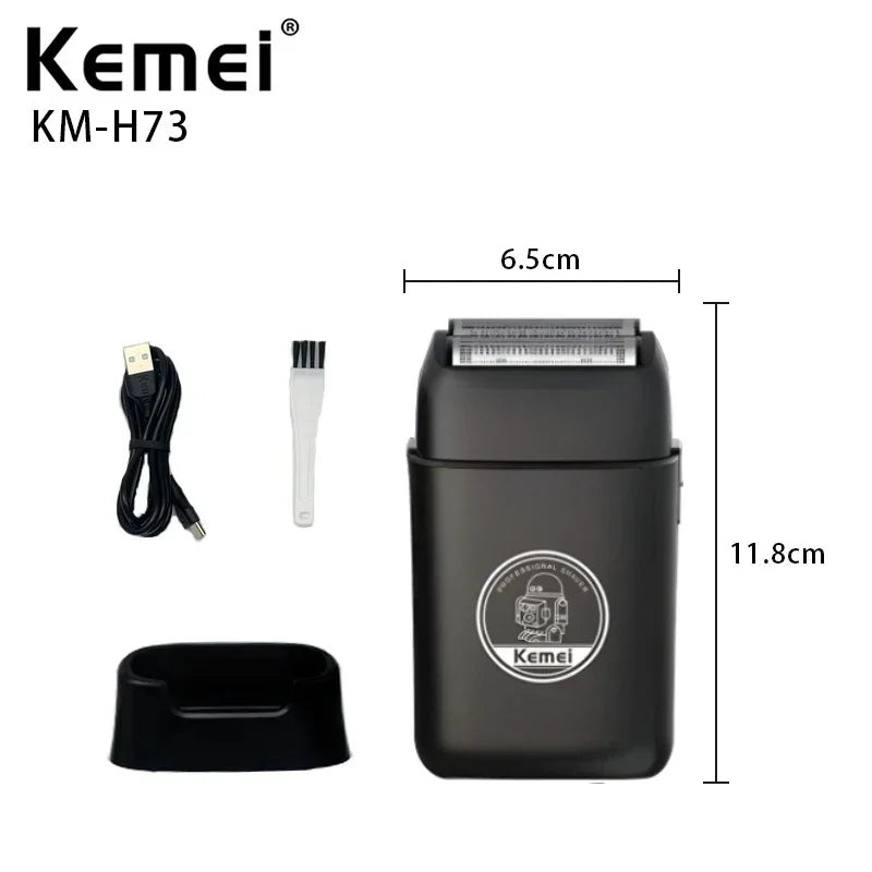 Kemei KM‑H73 Cordless Beard & Head Trimmer