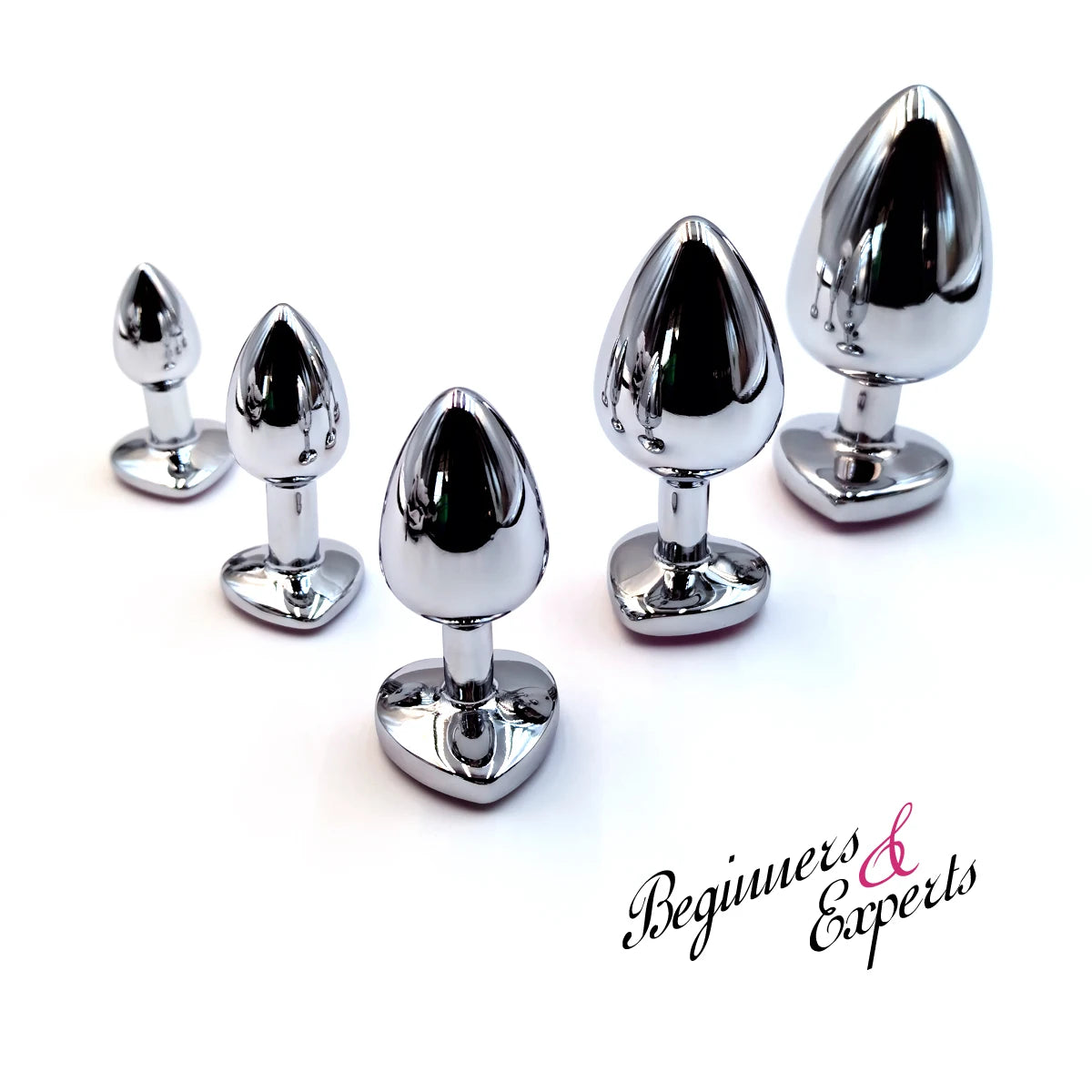 Heart Base Stainless Steel Anal Plug