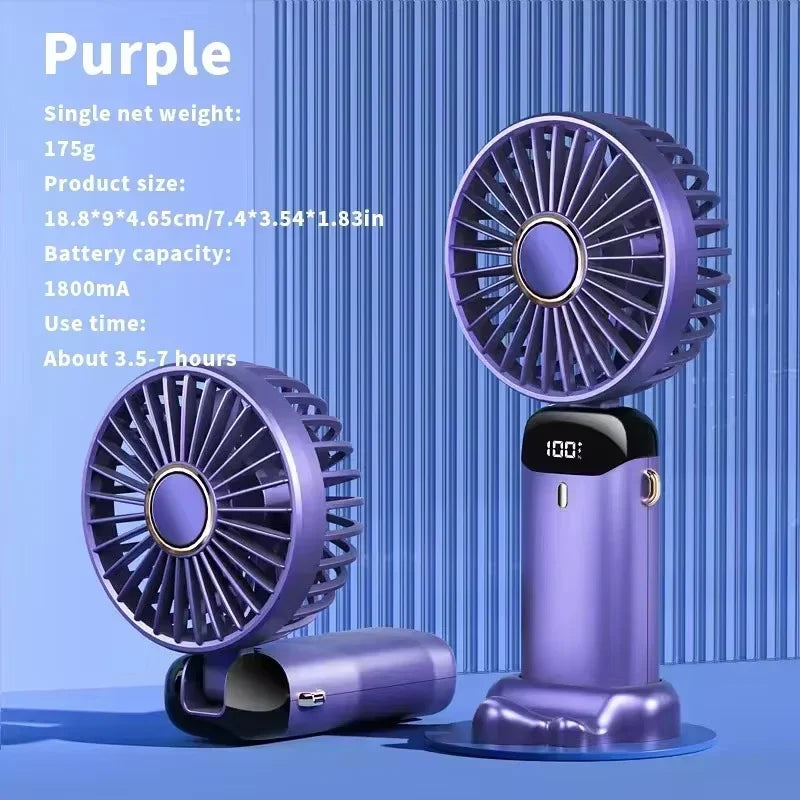 Rechargeable Neck Fan Mini Air Cooler