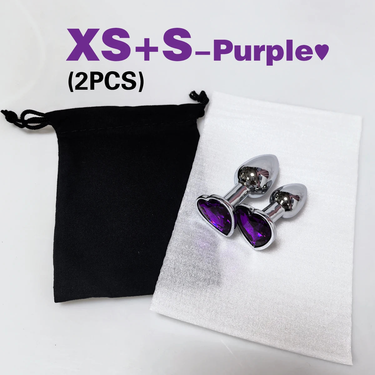 Heart Base Stainless Steel Anal Plug