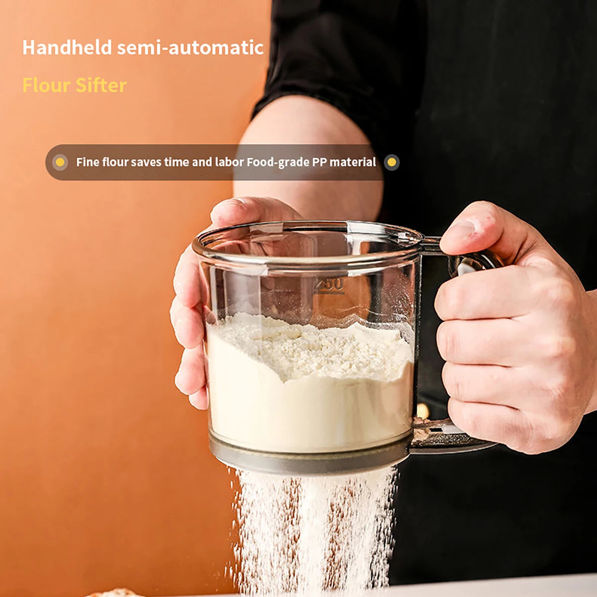 Semi-Automatic Cake Flour Sifter with Scale