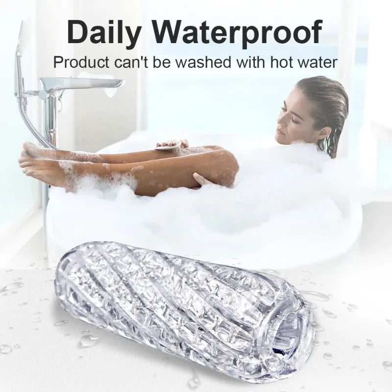 Transparent Soft Masturbator Cup for Men