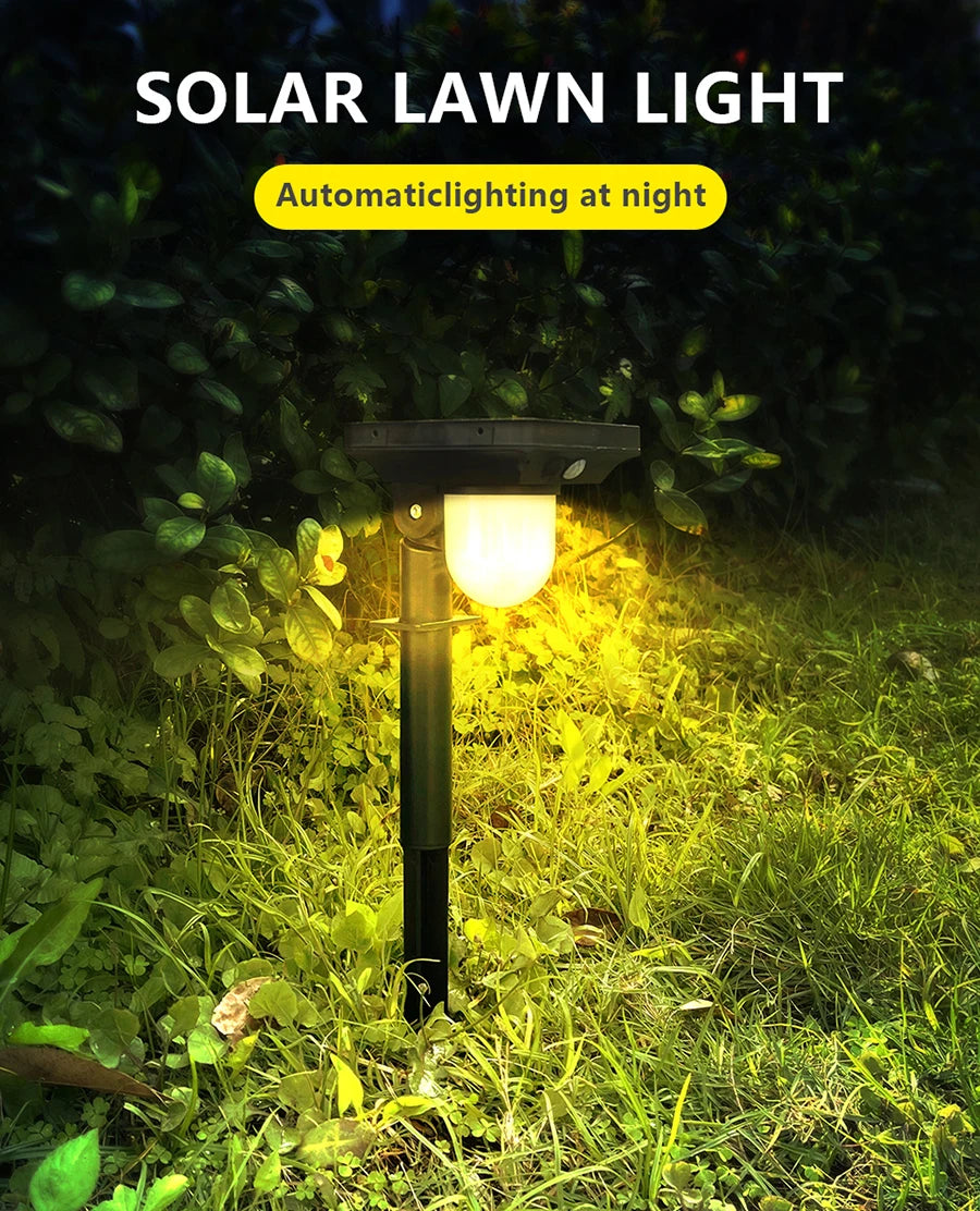Solar Motion Sensor Wall Light – Waterproof Garden Path Lamp