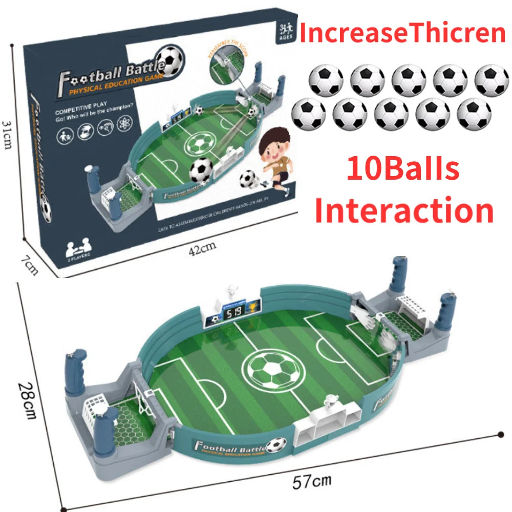 Portable Soccer Table Game for Kids & Family