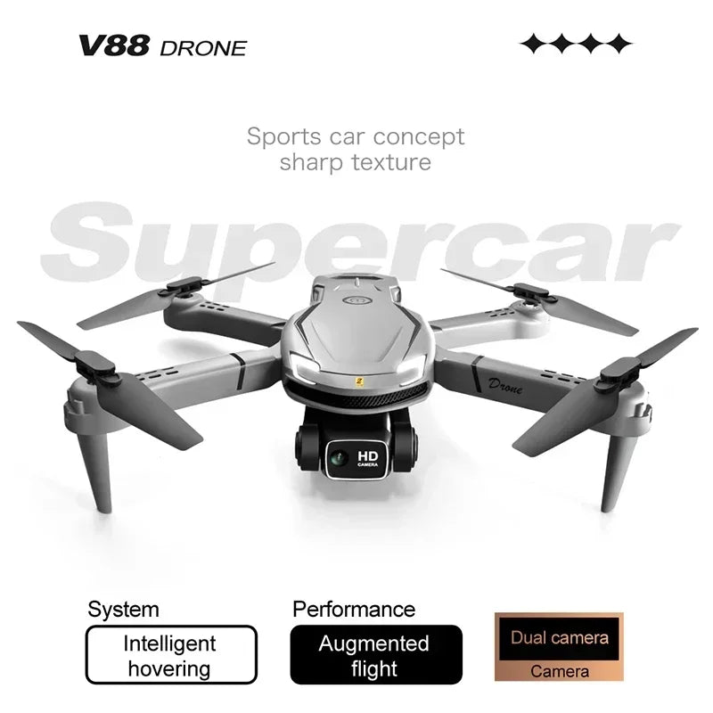 Capture stunning aerials with the V88 8K GPS drone!