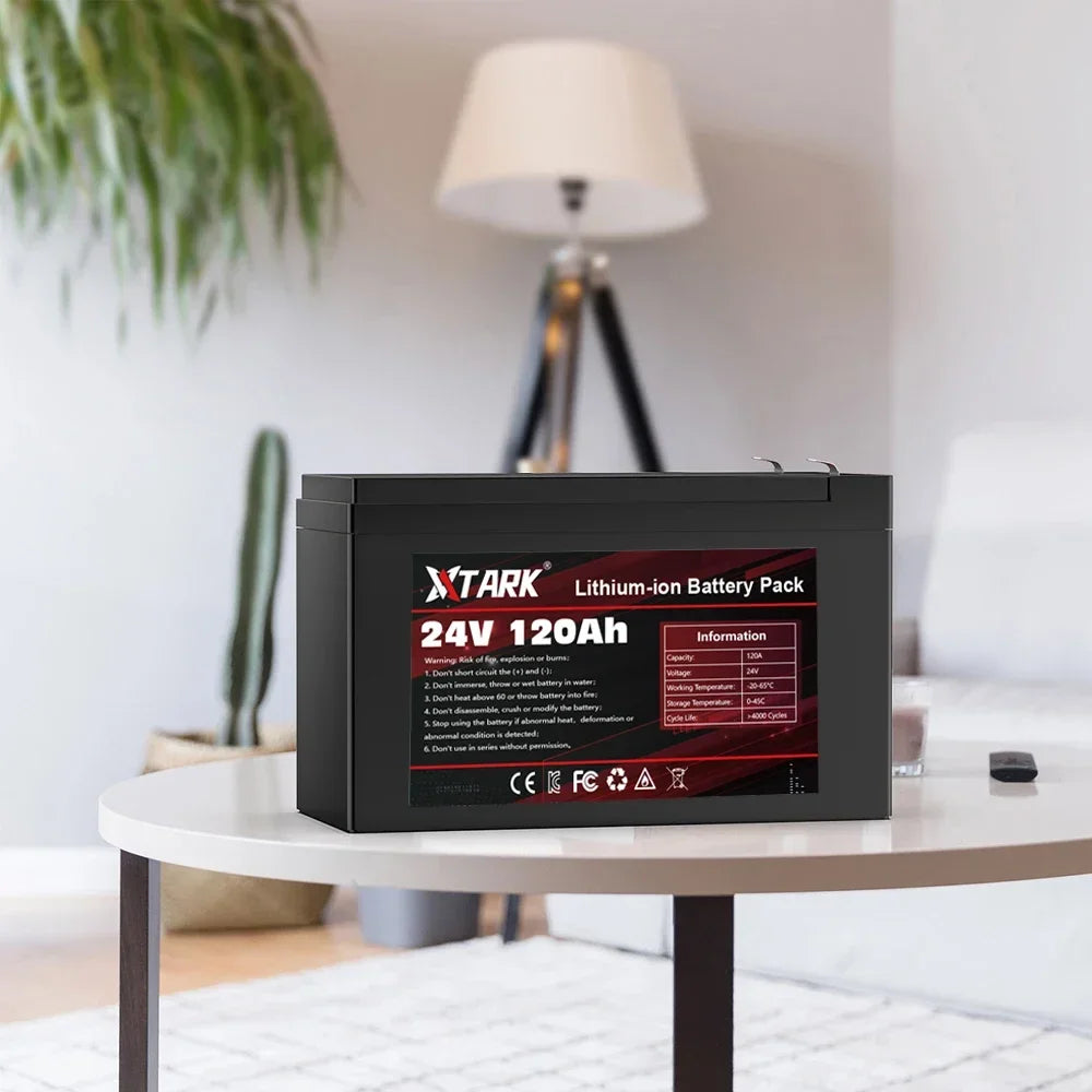 24V 120Ah Lithium Battery for Solar & EV