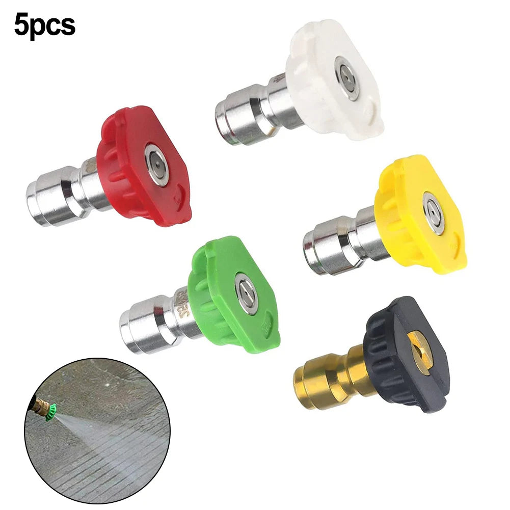 5pc Quick-Connect Pressure Washer Nozzle Set