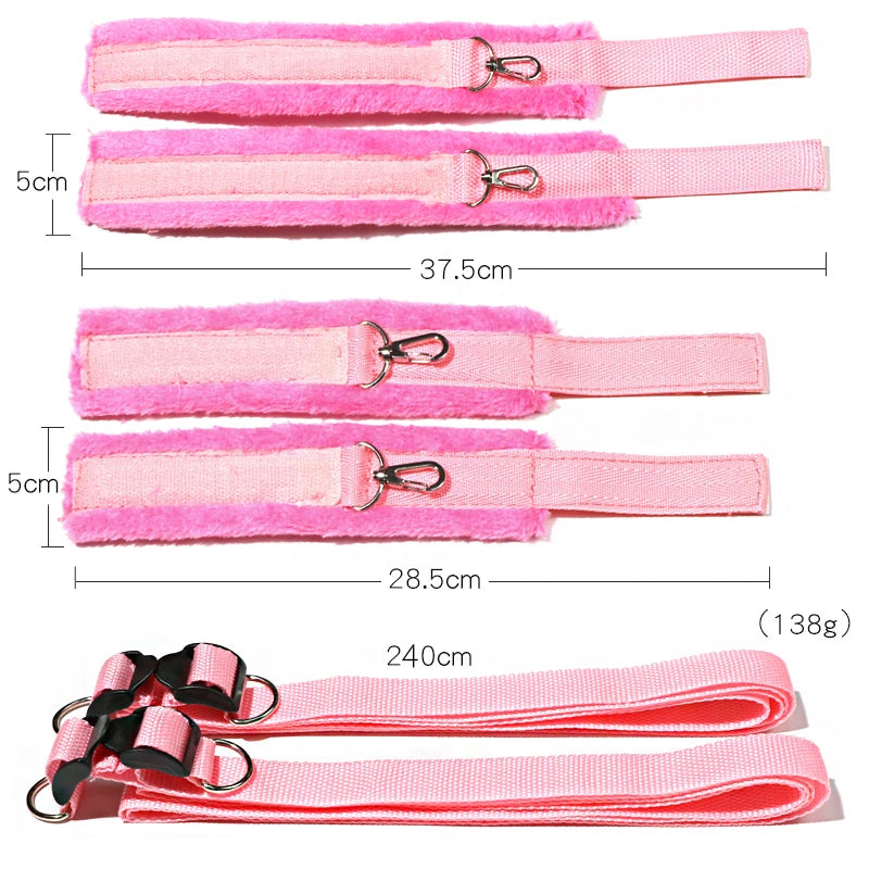 Under Mattress BDSM Bondage Restraint Kit