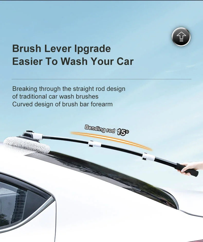 Telescopic Car Wash Mop – Reach Every Inch, Scratch-Free!