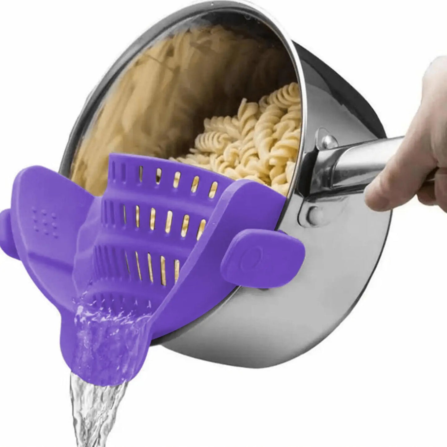 Adjustable Clip-On Pot Strainer – Fits Pans, Pots & Bowls!