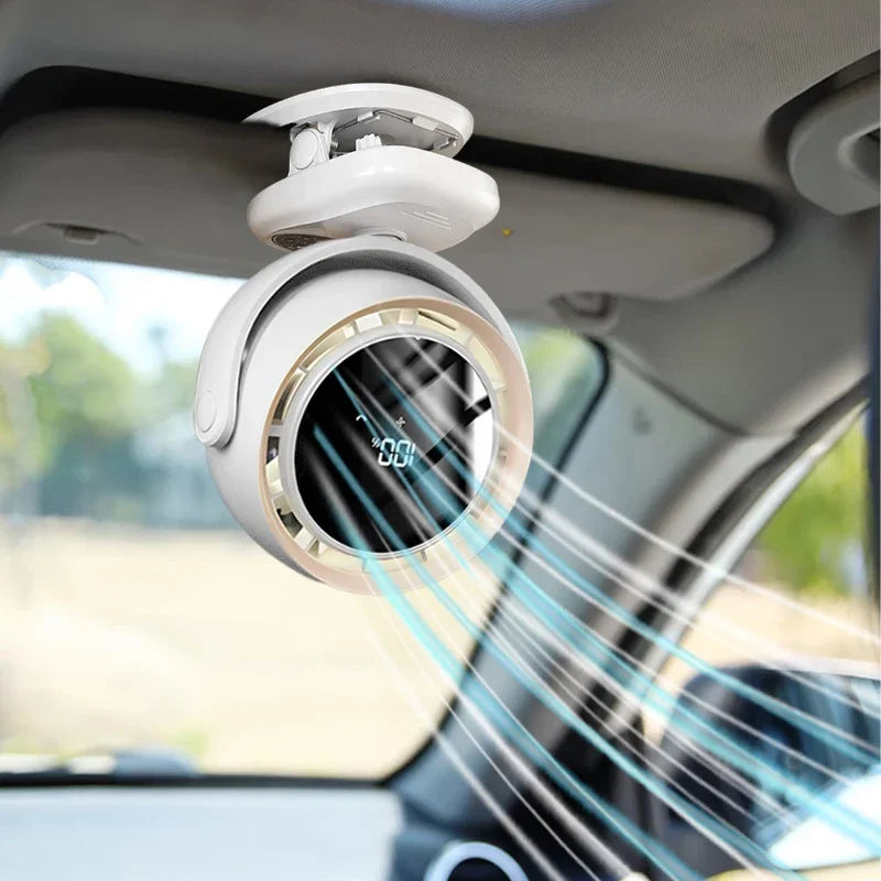 5-Speed Ultra-Quiet Car & Camping Fan